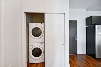 Full-sized washer and dryer